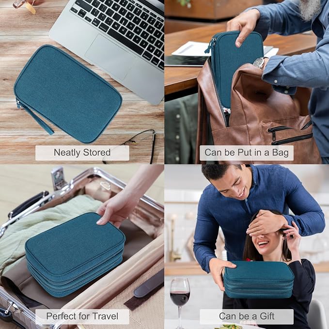FYY Electronic Organizer, Large Travel Cable Organizer Bag Pouch Electronic - Image 7