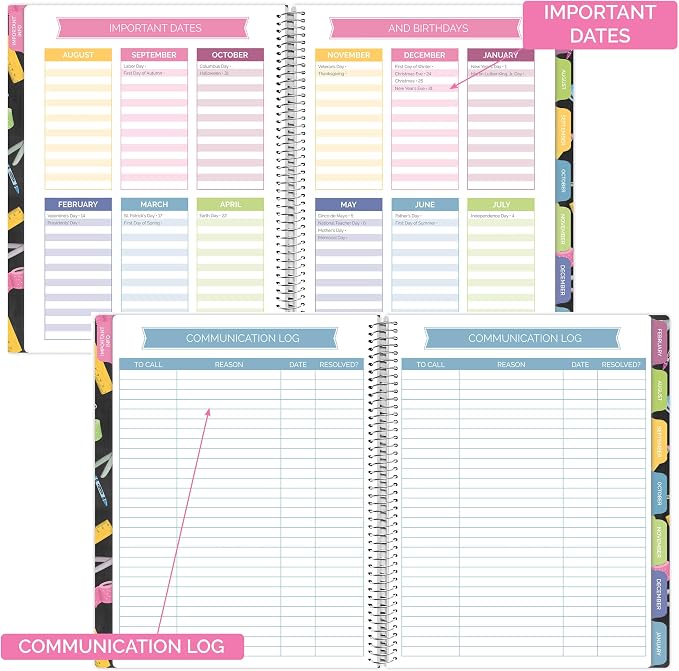 bloom daily planners Undated Academic Year Teacher Planner & Calendar - Image 5