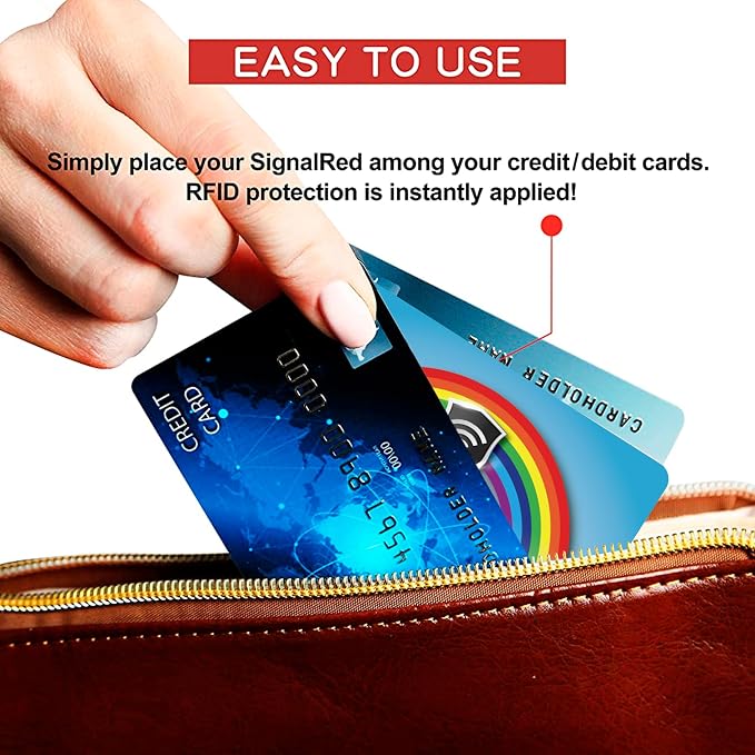 SaiTech IT 2 PK RFID Blocking Cards Protect Your Entire Wallet, and Cards from - Image 8