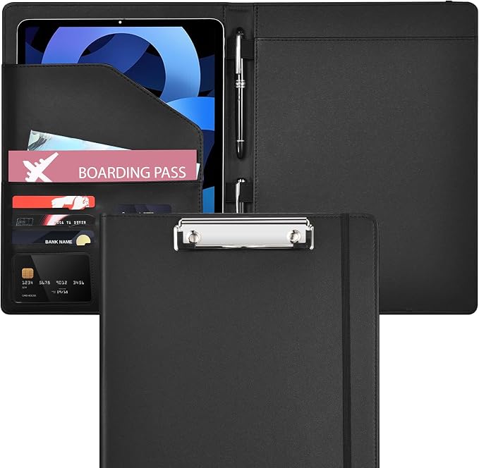 Padfolio with Clipboard Pacific Mailer Clipboard Notebook Resume Portfolio by PacificMailer