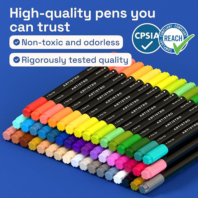 ARTISTRO 48 Acrylic Paint Markers - Image 8