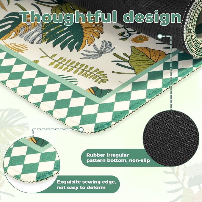 iCasso Large Desk Pad, Aesthetic Computer Mouse Pad - Image 4