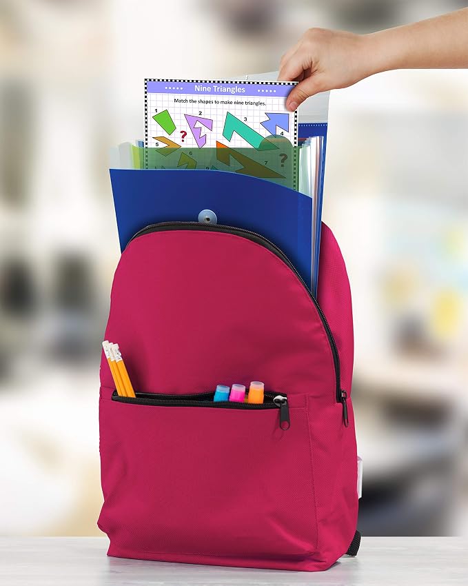 Vertical Expanding 6 Pocket Backpack File by Better Office Products, 1 Piece - Image 7