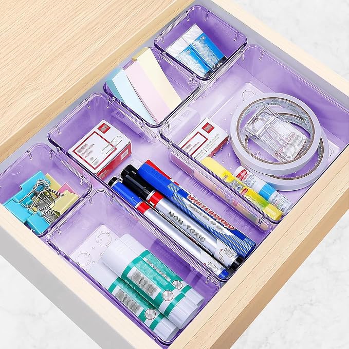 StorMiracle 13 PCS Drawer Organizer Set, 5 Varied Size Bathroom and kitchen - Image 5