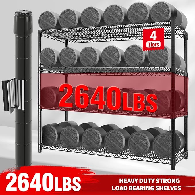 MilleLoom 72" H X 59 W X18 D Storage Shelves - Image 3