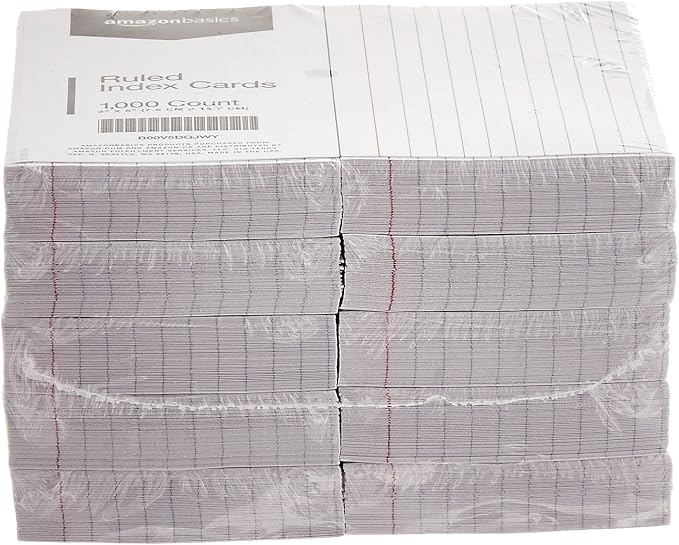 Amazon Basics Ruled Lined Index Cards - Image 4