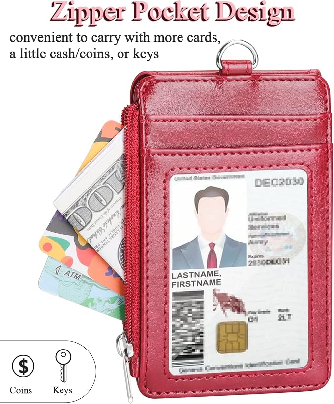 Teskyer Leather ID Badge Holder - Image 4