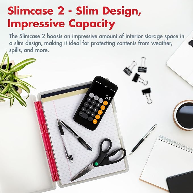 Dexas Slimcase 2 Plastic Clipboard - Image 2