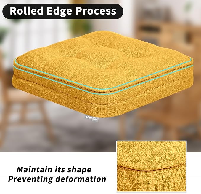 GOFORIT Memory Foam Cushion，Square Seat Cushions - Image 5