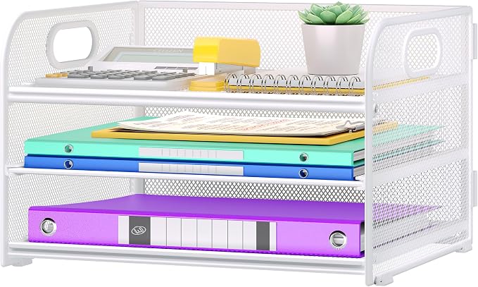 Cawukege 3 Tier Paper Organizer by Cawukege