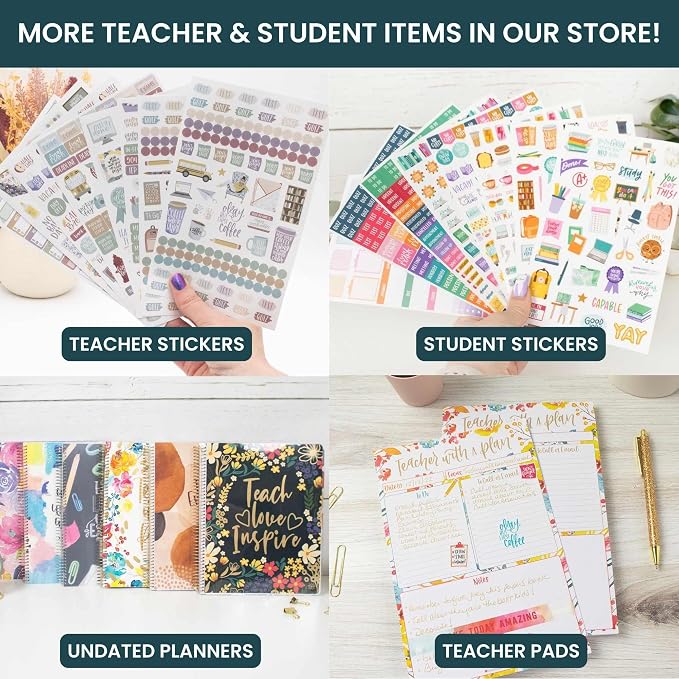 bloom daily planners New Undated Academic Year Teacher Planner & Calendar - Image 8