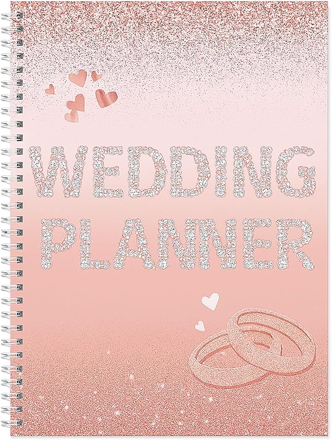 Wedding Planner Book Organizer: 12-Month Checklist by IKEEPYOGA