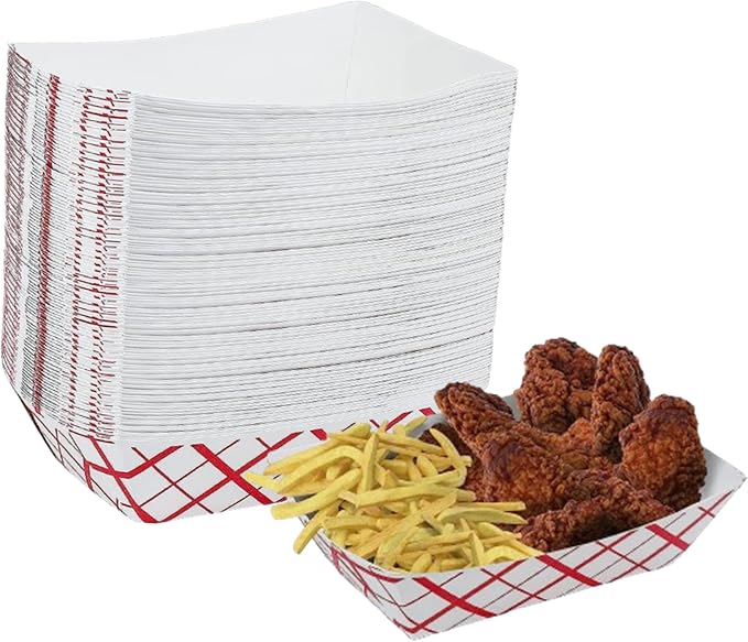 Mr Miracle Paper Food Trays, Disposable, Recyclable Serving Boats.For Condiments by MrMiracle
