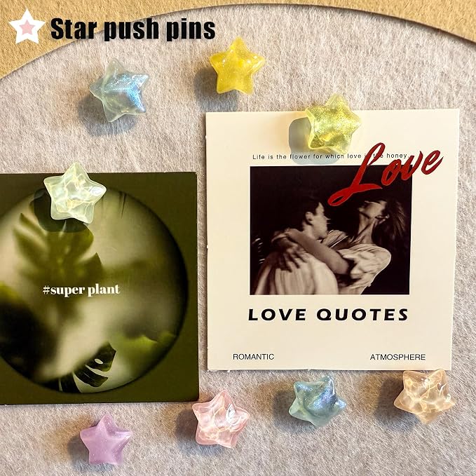 25 Pcs Star Push Pins, Thumb Tacks - Image 5