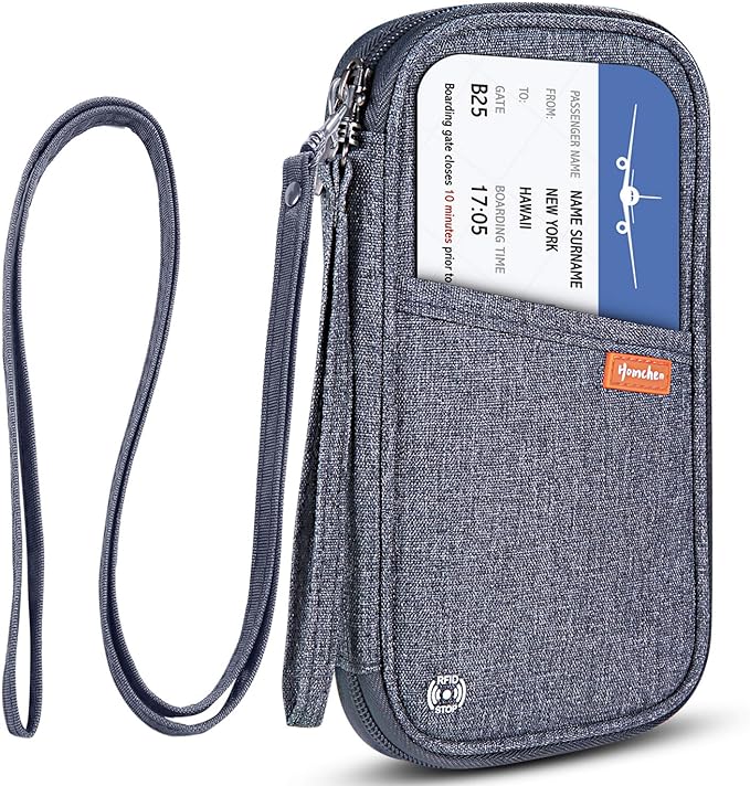RFID Family Passport Wallet Holder Waterproof, Travel Document Organizer Credit by jiemei