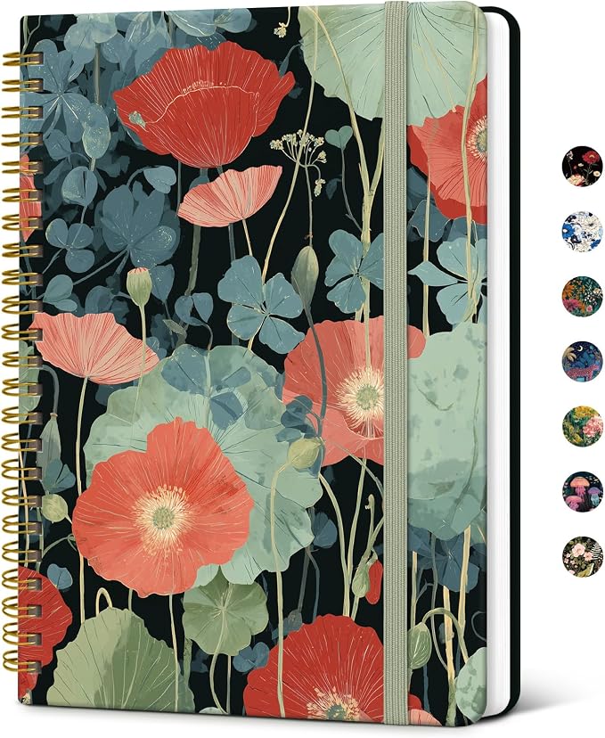 Taja Lined Spiral Notebook Journal by Taja