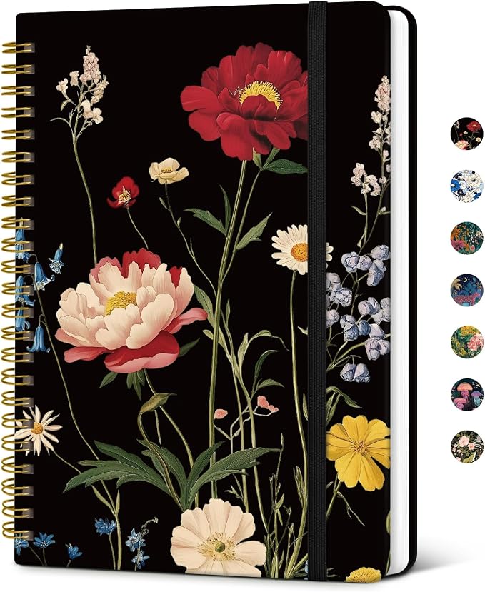 Taja Lined Spiral Notebook Journal by Taja