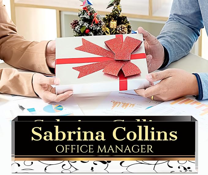 Name Plate for Desk, Desk Name Plate Personalized, Office Decor for Women Men - Image 6