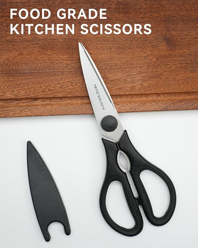 Kitchen Scissors for Food, HUNTER.DUAL Heavy Duty Come Apart Poultry Shears for - Image 2