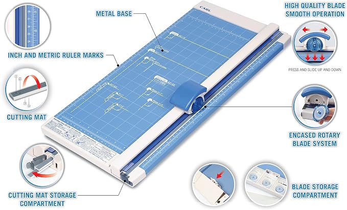 CARL Professional Rotary Paper Trimmer 18 inch - Image 9