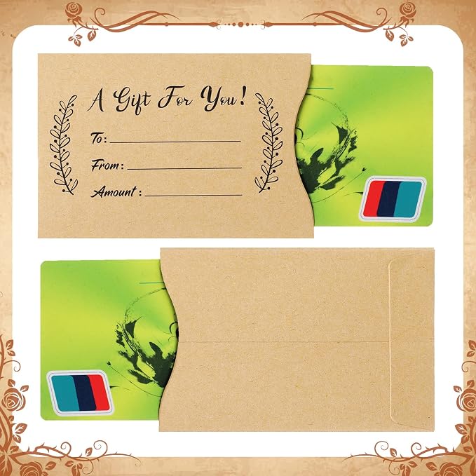 Yinder 600 Pcs Gift Card Envelopes Bulk Thank You Gift Card Sleeves - Image 3