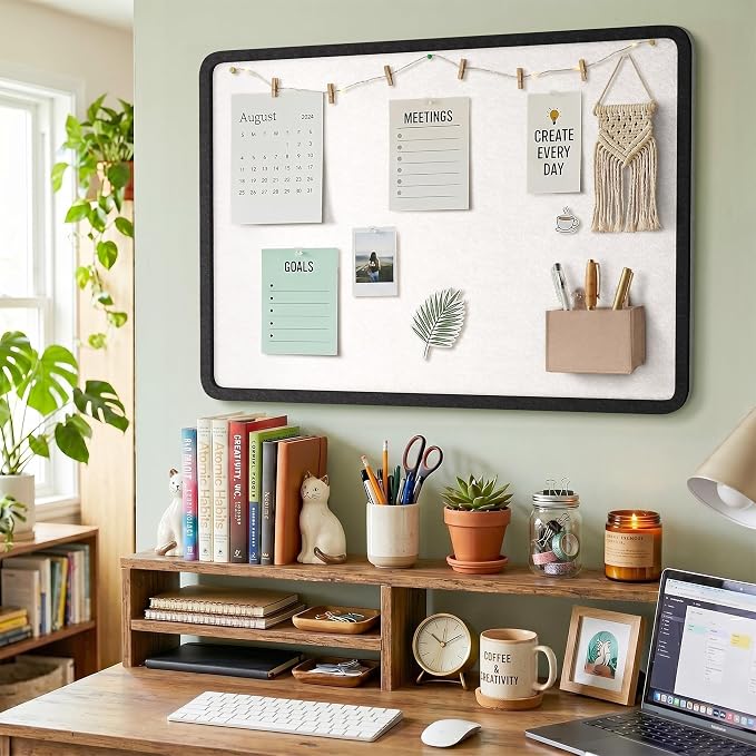 Bulletin Board Decorative Felt Foldable Vision Photo Pin Boards | 48 x 36 - Image 7