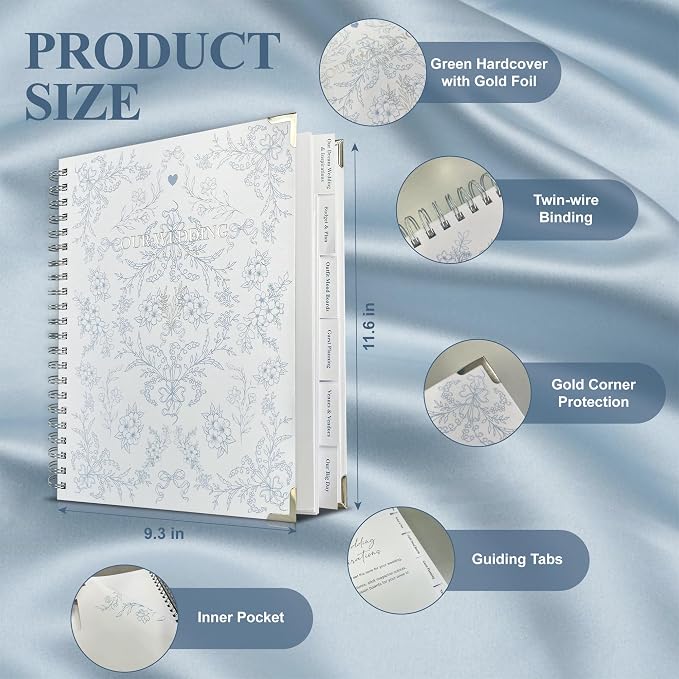 Bride Squad Wedding Planner Book and Organizer | Bridal Wedding Planner Book - Image 3