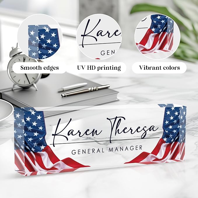 Custom Office Name Plate, Personalized Gifts - Image 3