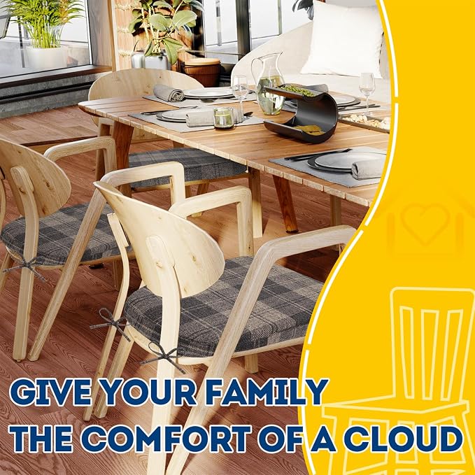 AAAAAcessories D-Shaped Chair Cushions, Machine-Washable Cover - Image 6