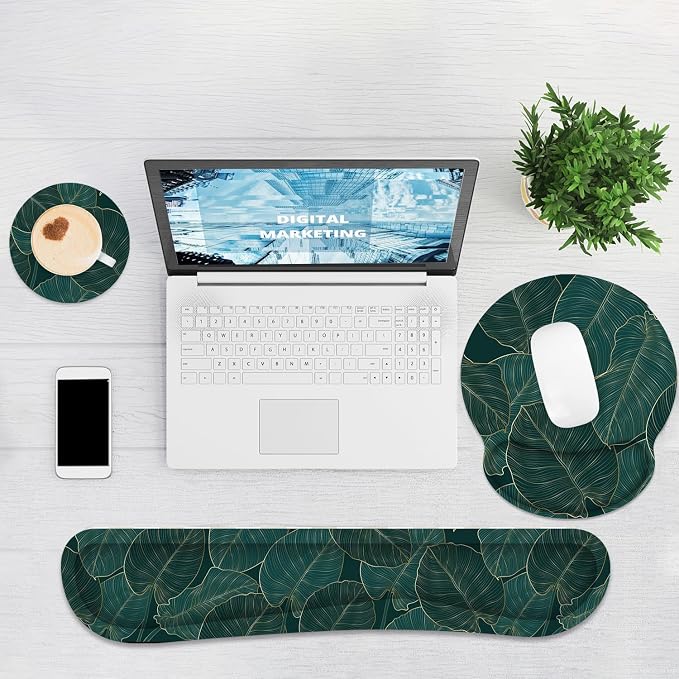 Ergonomic Mouse Pad with Wrist Rest and Keyboard Wrist Rest, Mousepad and Wrist - Image 6