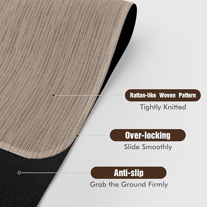Blvornl Office Chair Mat for Hardwood Floor, Large Anti-Slip Hard Floor - Image 3