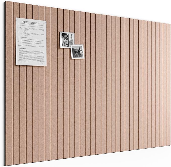Bumusty Large Cork Board Alternative-48 x 36" Felt Bulletin Board Tiles by BUMUSTY
