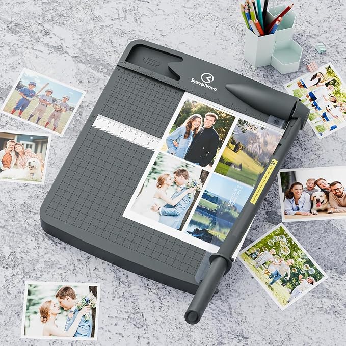 12 Inch Heavy Duty Paper Cutter, 12-16 Sheets Capacity Guillotine Paper Cutter - Image 2