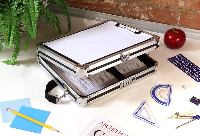 Vaultz Locking Clipboard with Storage - Image 2