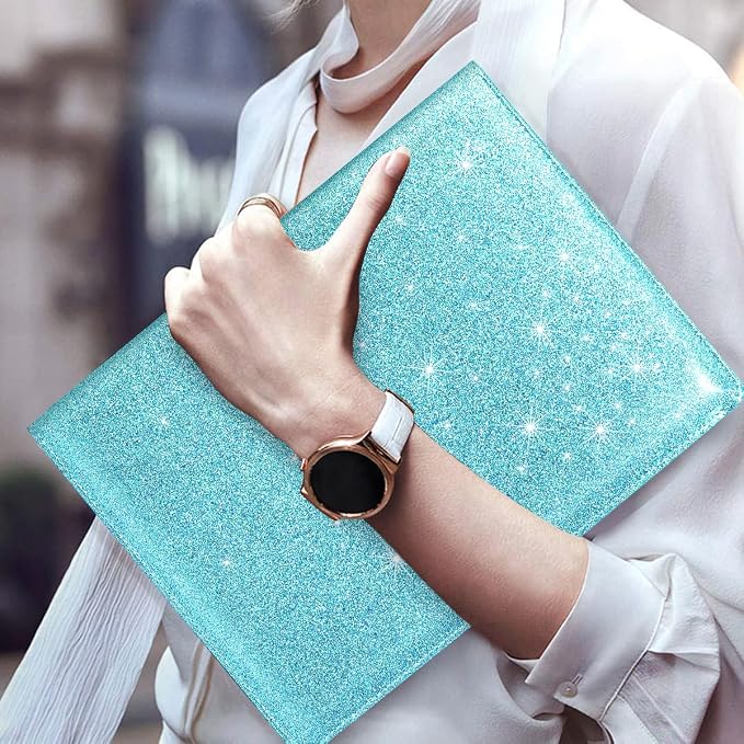 Glitter Portfolio Case for Women, Padfolio Cover for Women, - Image 6