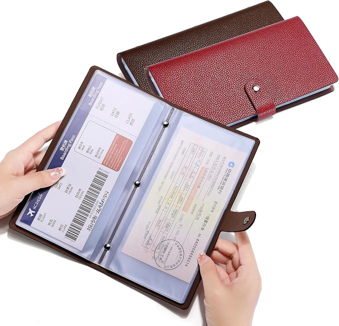Leather Receipt Organizer, Coupon Organizer by Romozi