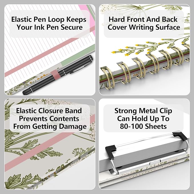 Clipboard Folder with Notepad Refillable Lined - Image 4