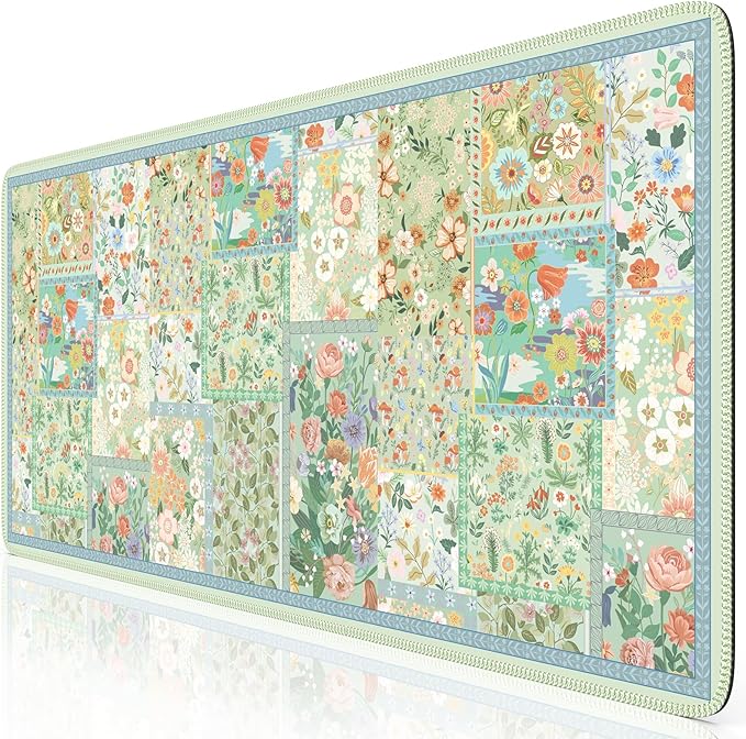 iCasso Green Large Mouse Pad, Gaming Mat, Desk Matt by iCasso