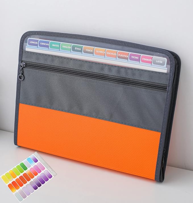 NAFY Expanding File Folder, 13 Pockets Document Organizer by Nafy
