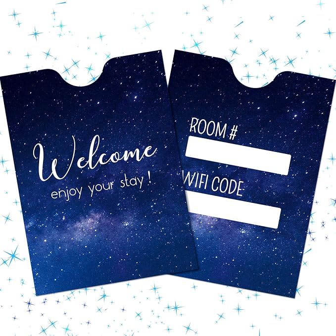 Geyee 500 Pcs Hotel Key Card Envelope Keycard Holder Sleeves Enjoy Your Stay by Geyee