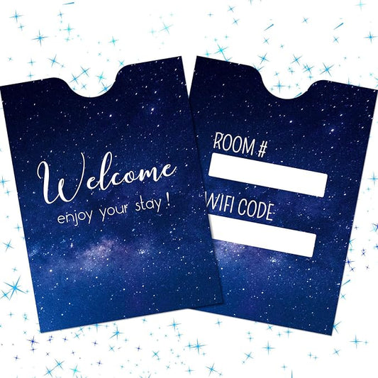 Geyee 500 Pcs Hotel Key Card Envelope Keycard Holder Sleeves Enjoy Your Stay by Geyee