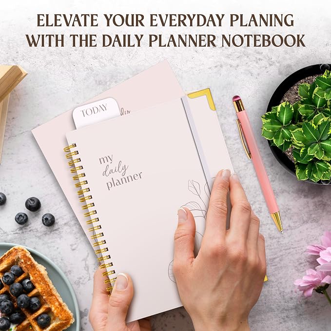 Decorably 120 Pages My to Do Planner Undated Notebook - Image 9