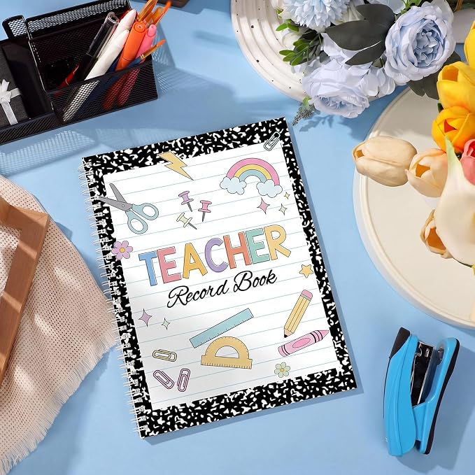 Fuyoooo Teacher Record Book 2026-2027 Teacher Grade Books Spiral Bound Record - Image 5