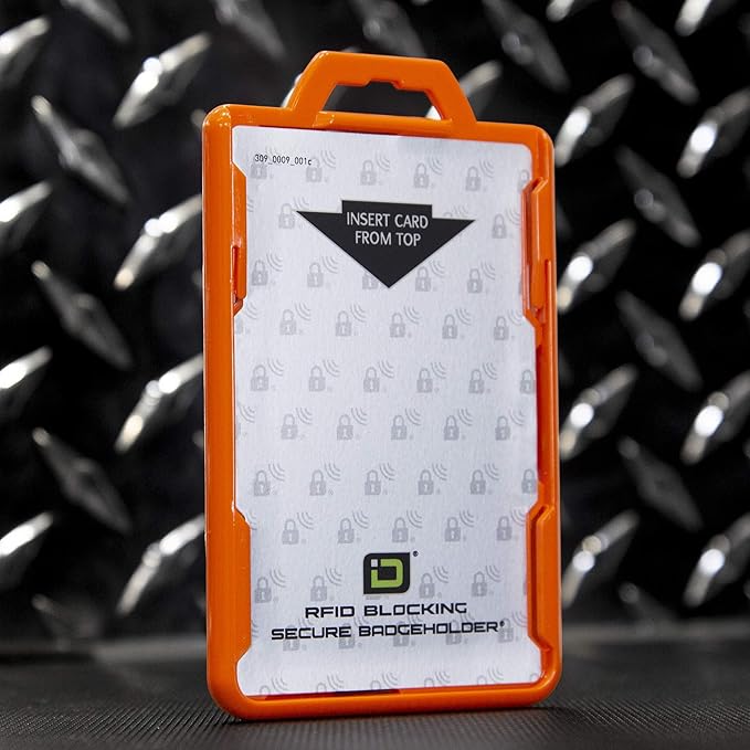 ID Stronghold - RFID Blocking Secure Badge Holder - Duolite 2 Card ID Holder - - Image 4