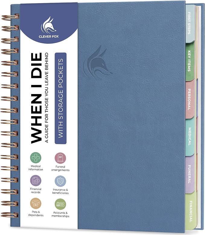 Clever Fox When I Die Planner by CleverFox