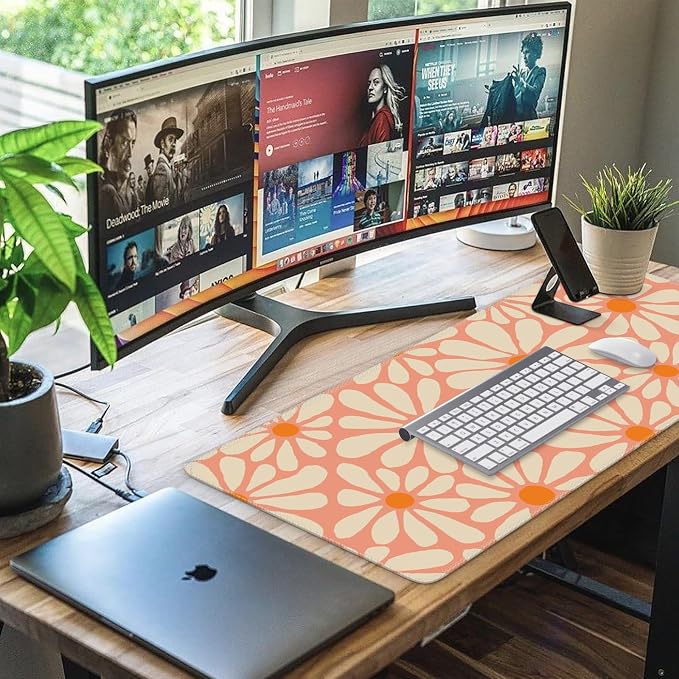 iCasso Desk Mat, Desk Matt for Desktop, Cute Desk Pad Mat, XXL Large Mouse Pad - Image 7