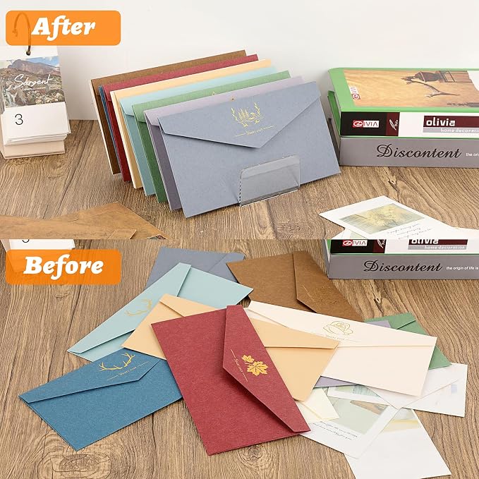 Hipiwe 2 Packs Mail Organizer Plastic Cash Tray - Image 2