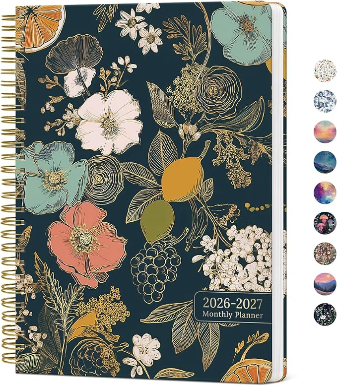 Monthly Planner 2026-2027, Aesthetic 2 Year Months Planner Calendar, 18-Months by Taja