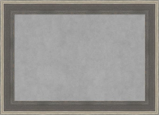 Amanti Art Grey Framed Magnetic Board 21x29 Medium Vision Board by AmantiArt