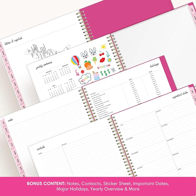 Blue Sky Color Me Courtney 2026-2027 Weekly and Monthly Academic Year Planner - Image 5